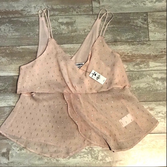 Express Tops - Express Peplum Camisole (NWT)